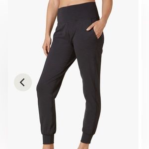 Beyond Yoga Heather Rib MIDI Jogger Black Size XS